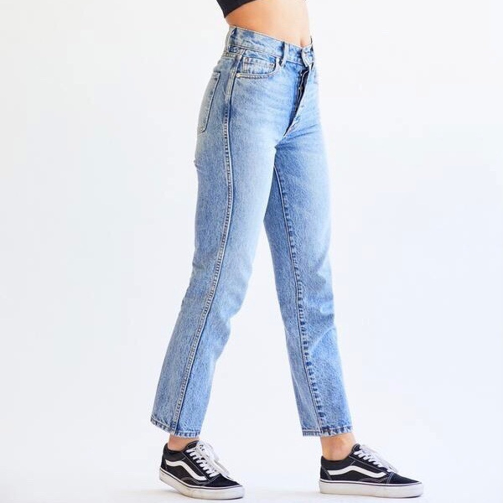 REVICE High Waist Wedgie Straight Leg Jeans 28